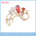 2016 alibaba website rhinestone brooch to a flower fashion jewelry 2015